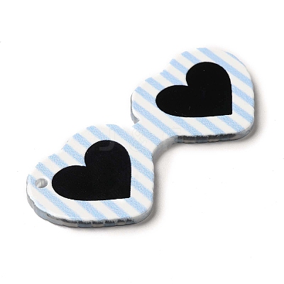 Cute Opaque Printed Acrylic Pendants LS-MACR-L002-A06-1