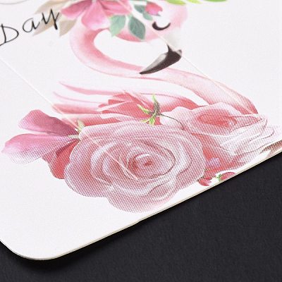 Square Paper Hair Clip Display Cards DIY-B061-01B-04-1