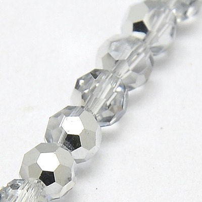Electroplate Glass Beads Strands EGLA-J042-8mm-H02-1
