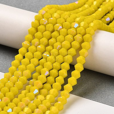 Opaque Solid Color Imitation Jade Glass Beads Strands LS-EGLA-A039-P4mm-L05-1