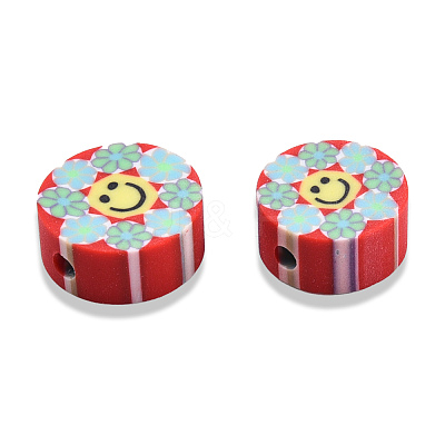 Handmade Polymer Clay Beads CLAY-T019-14C-1