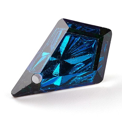 Embossed Glass Rhinestone Pendants GLAA-J101-01B-001BB-1