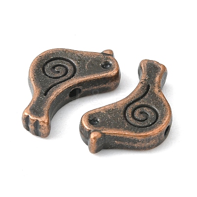 Tibetan Style Alloy Beads RAB5587Y-NF-1