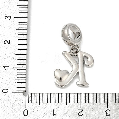 Brass European Dangle Charms LS-KK-Z097-01K-GP-1