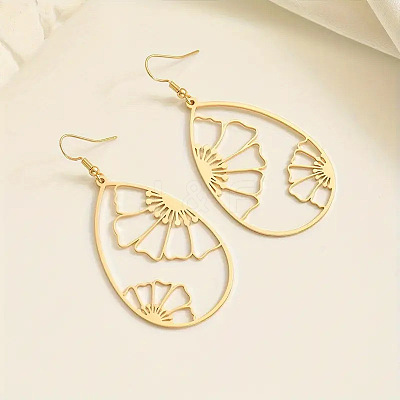 201 Stainless Steel Dangle Earrings FS-WGC9A22-01-1