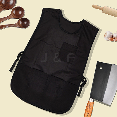 Velvet Sleeveless Apron AJEW-WH20048-81-1