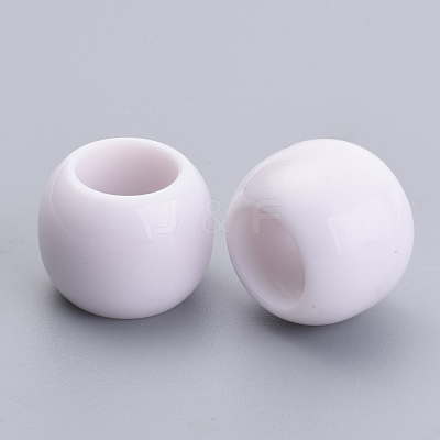 Opaque Acrylic Beads X-SACR-S300-15A-01-1