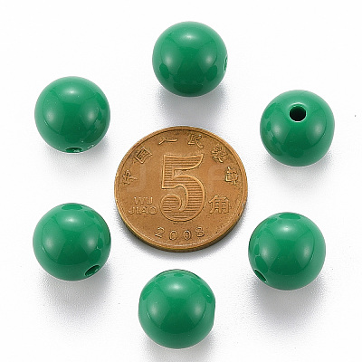 Opaque Acrylic Beads MACR-S370-C12mm-24-1