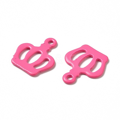 Spray Painted 201 Stainless Steel Charms STAS-I672-31-1
