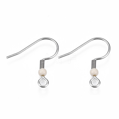 304 Stainless Steel Earring Hooks STAS-S057-63-1