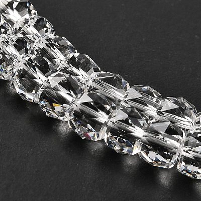 Transparent Glass Beads Strands EGLA-K071-01H-1