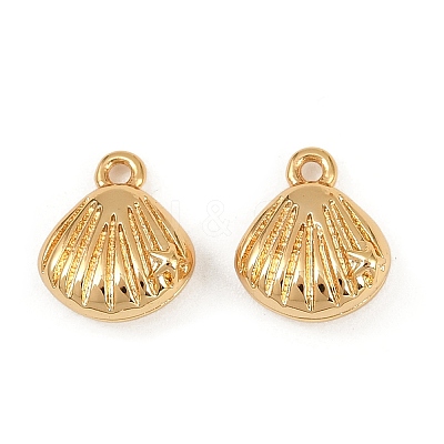 Ocean Theme Brass Charms KK-F902-07F-G-1