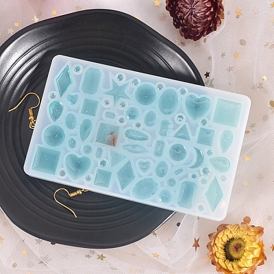 Silicone Cabochon Molds X-DIY-L005-12-1