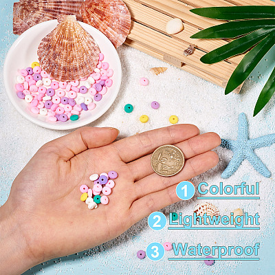 4 Strands 4 Style Handmade Polymer Clay Beads CLAY-CW0001-05-1