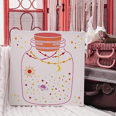 Plastic Reusable Drawing Painting Stencils Templates DIY-WH0172-439-1