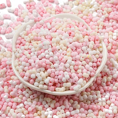 Macaron Color Opaque Frosted Glass Seed Beads X1-SEED-K009-12B-02-1