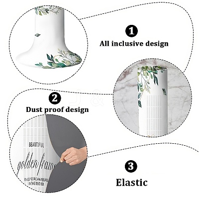Cloth Tower Fan Dust Cover AJEW-WH20020-074G-1