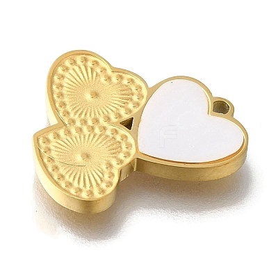 Ion Plating(IP) 304 Stainless Steel Manual Polishing Charms STAS-M059-06G-02-1