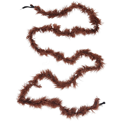 1Pc Turkey Feathers Fluff Boa for Dancing AJEW-GF0012-31B-1