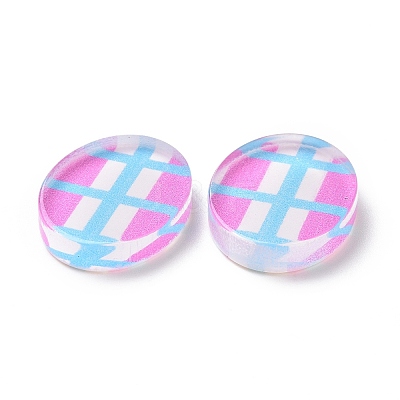 Transparent Acrylic Cabochons LS-TACR-G041-02B-1