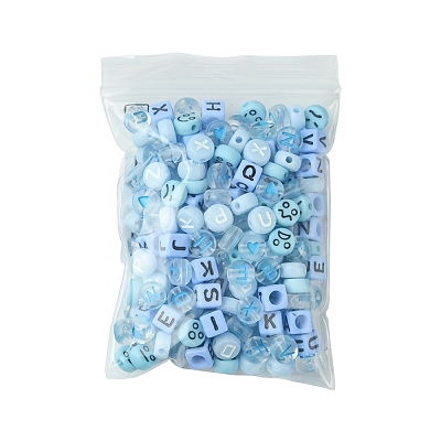 200Pcs Acrylic Beads SACR-FS0001-31-1