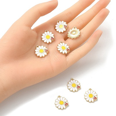 Eco-Friendly Alloy Enamel Pendants ENAM-YW0003-54-1
