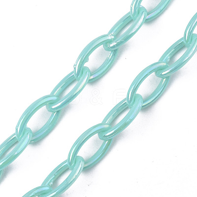 Acrylic Opaque Cable Chains X-PACR-N009-001D-1