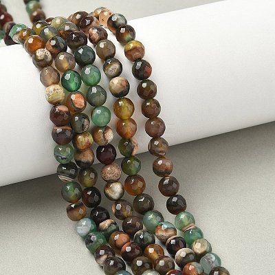 Natural Agate Beads Strands G-C082-A01-52-1