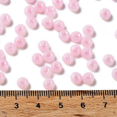 Imitation Jade 3/0 Glass Seed Beads SEED-Z001-A-A10-1