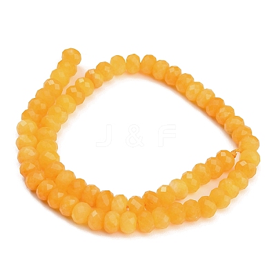 Faceted Dyed Natural White Jade Beads Strands GG-CBAE966-01A-C-1