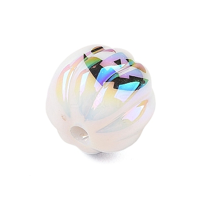Halloween UV Plating Acrylic Beads OACR-M013-08A-04-1