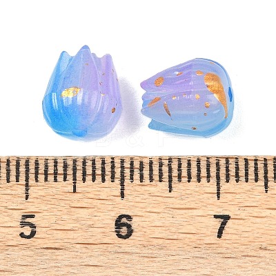 Opaque Acrylic Beads OACR-G054-04B-1