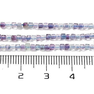 Natural Colorful Fluorite Beads Strands G-H042-B06-01-1
