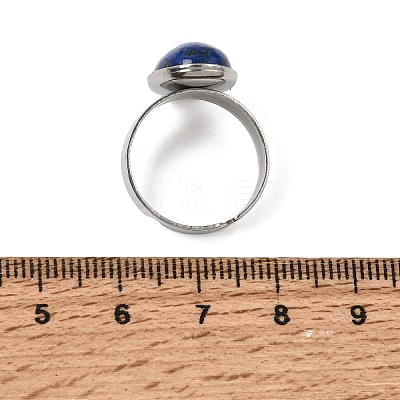 Adjustable 304 Stainless Steel Finger Rings for Women GG-CBA7994-04P-16-1