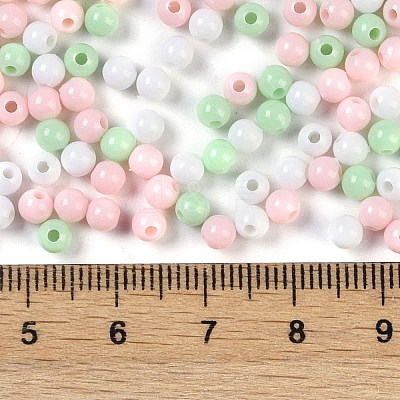 Opaque Acrylic Beads X1-OACR-H118-07B-12-1