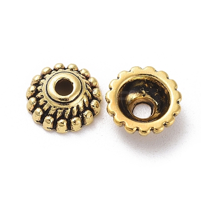 Tibetan Style Alloy Caps LS-GLF1235Y-1
