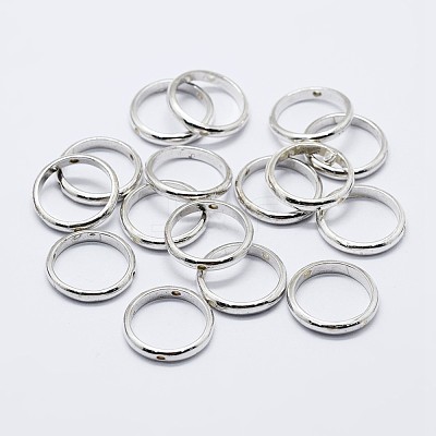 925 Sterling Silver Bead Frames STER-F036-13S-13mm-1