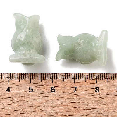Natural Green Aventurine Carved Figurines DJEW-L023-G14-1