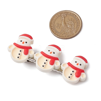 Christmas Theme Resin Alligator Hair Clips PHAR-JH00112-1
