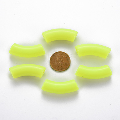Opaque Acrylic Beads MACR-S372-001B-S023-1
