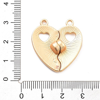 Alloy Enamel Split Pendants ENAM-P255-01G-1