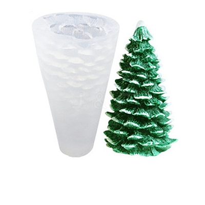 3D Christmas Tree DIY Candle Silicone Molds LS-CAND-B002-02B-1