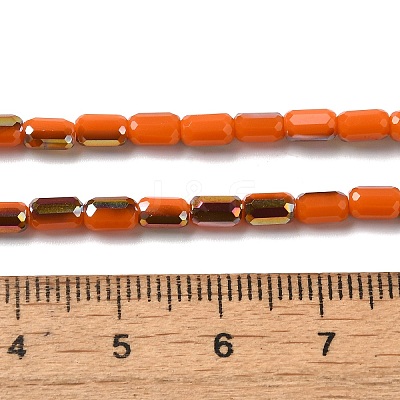 Electroplate Glass Beads Strands EGLA-D031-01-20-1