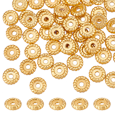 Brass Beads KK-DC0001-23-1