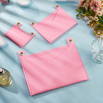 3Pcs 3 Style Felt Bags Organizer Insert PURS-WR0006-87B-1