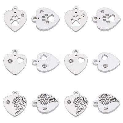 304 Stainless Steel Charms STAS-UN0009-73P-1