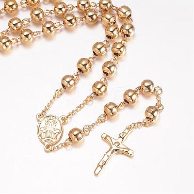 201 Stainless Steel Necklaces NJEW-K063-03G-1