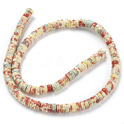 Baking Paint Synthetic Turquoise Beads Strands G-H060-02B-09-1