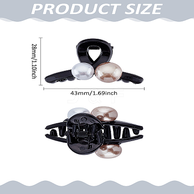 1Pc Resin Claw Hair Clips PHAR-LP0004-17-1
