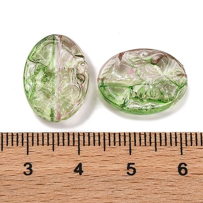 555Pcs Transparent Two Tone Acrylic Beads MACR-K359-25C-1